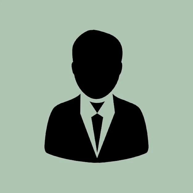 Zu sehen ist ein Platzhalter fuer das nicht vorhandene Portraitfoto des Zitatgebers. Ein Scherenschnitt eines Business-Mannes.
